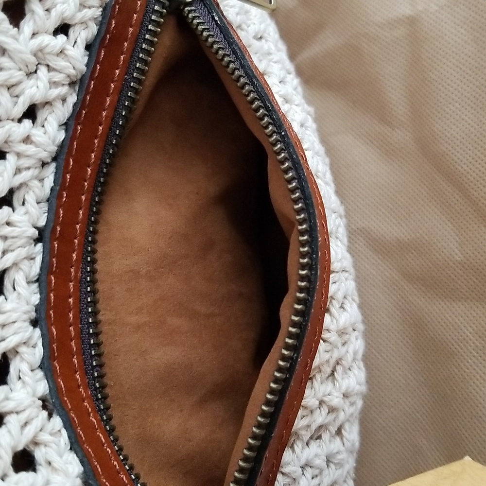 New Patricia Nash Mazara Crochet Tote Bag - Picture 7 of 14